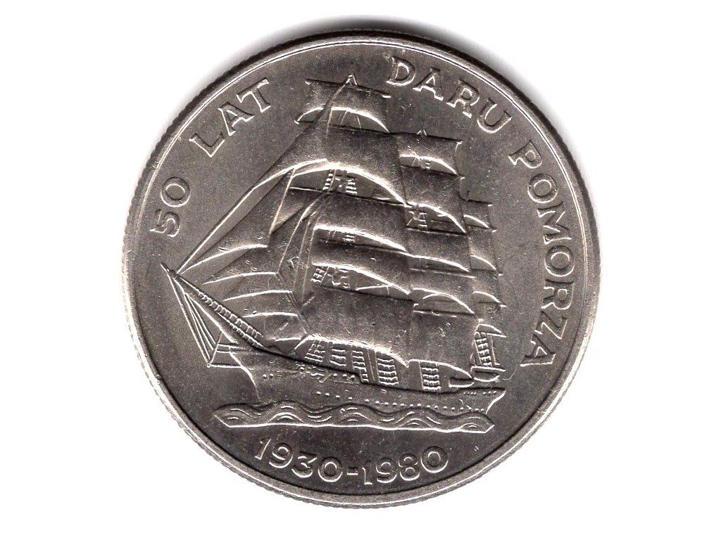 POLSKA. 20 złotych 1980. Dar Pomorza.