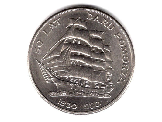 POLSKA. 20 złotych 1980. Dar Pomorza.