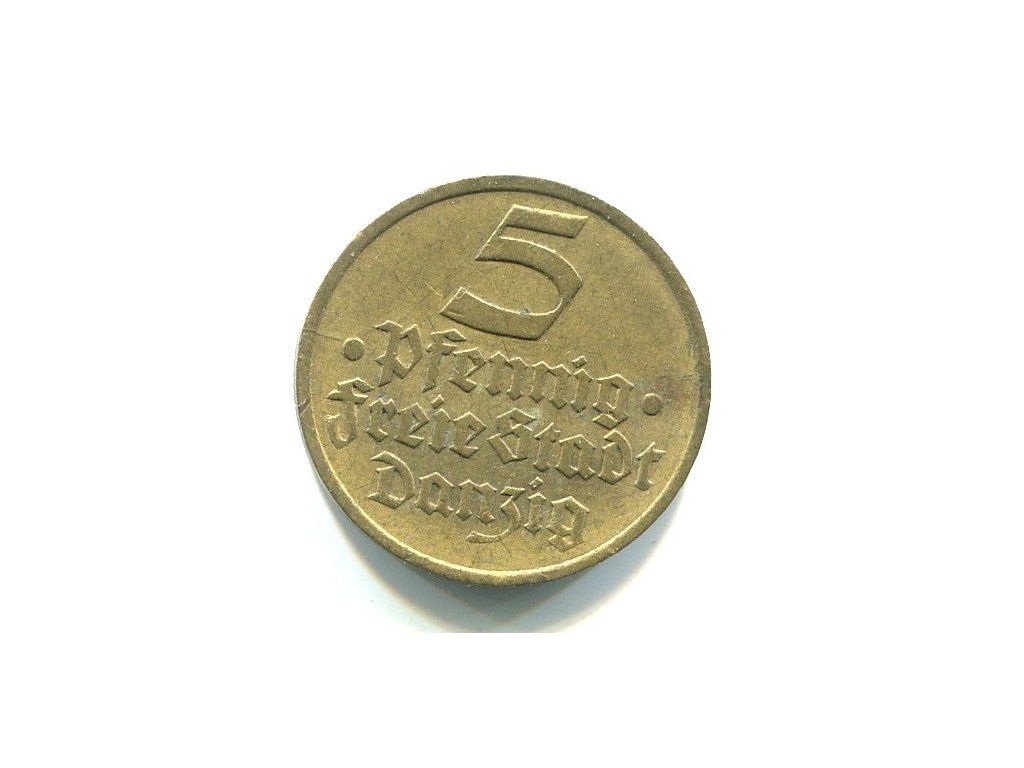 DANZYG / Gdańsk. 5 fenigów 1932.