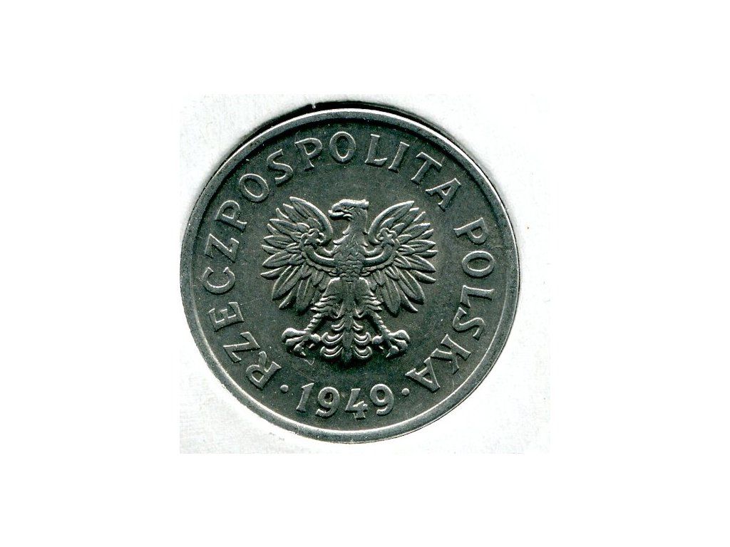 POLSKA. 20 groszy 1949. Al.
