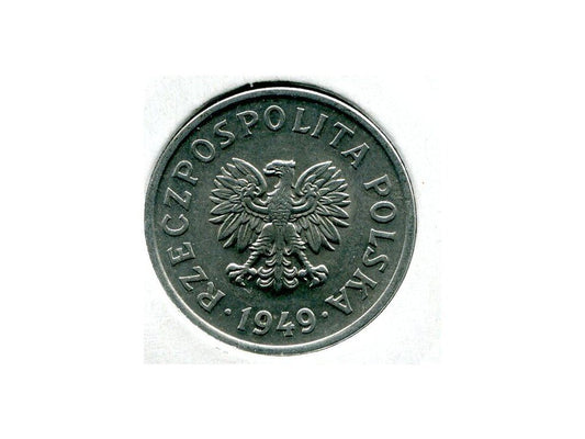 POLSKA. 20 groszy 1949. Al.