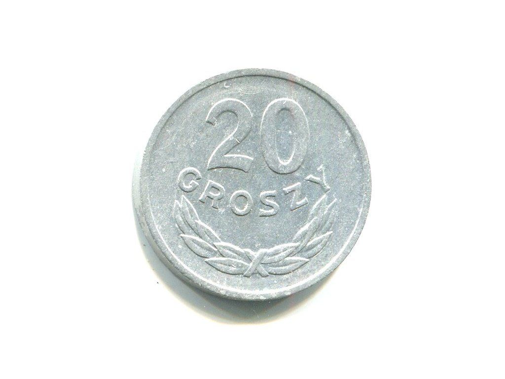 POLSKA. 20 groszy 1968.