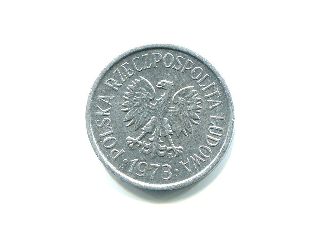 POLSKA. 20 groszy 1973. znak mennicy.