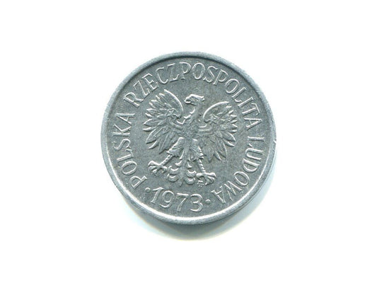 POLSKA. 20 groszy 1973. znak mennicy.