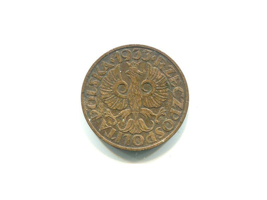 POLSKA. 2 grosze 1933.