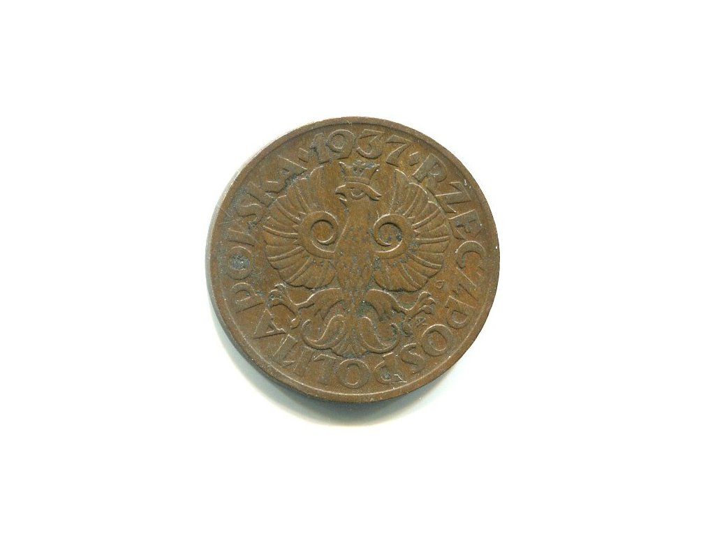 POLSKA. 2 grosze 1937.