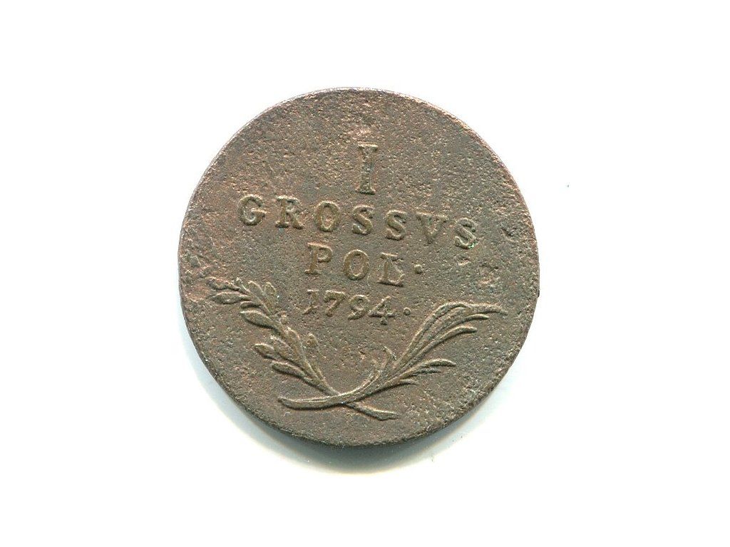 Franciszek II. I Grossus Pol. 1794. Monety wojskowe Galicji i Bukowiny.