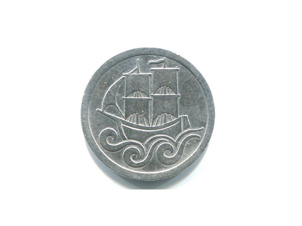 DANZYG / Gdańsk. 1/2 guldenów 1923.