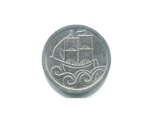 DANZYG / Gdańsk. 1/2 guldenów 1923.