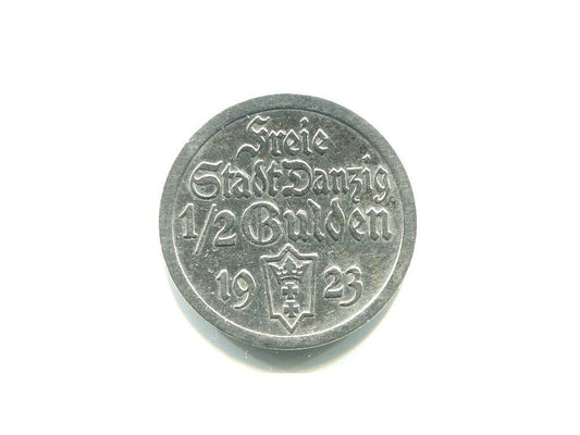 DANZYG / Gdańsk. 1/2 guldenów 1923.